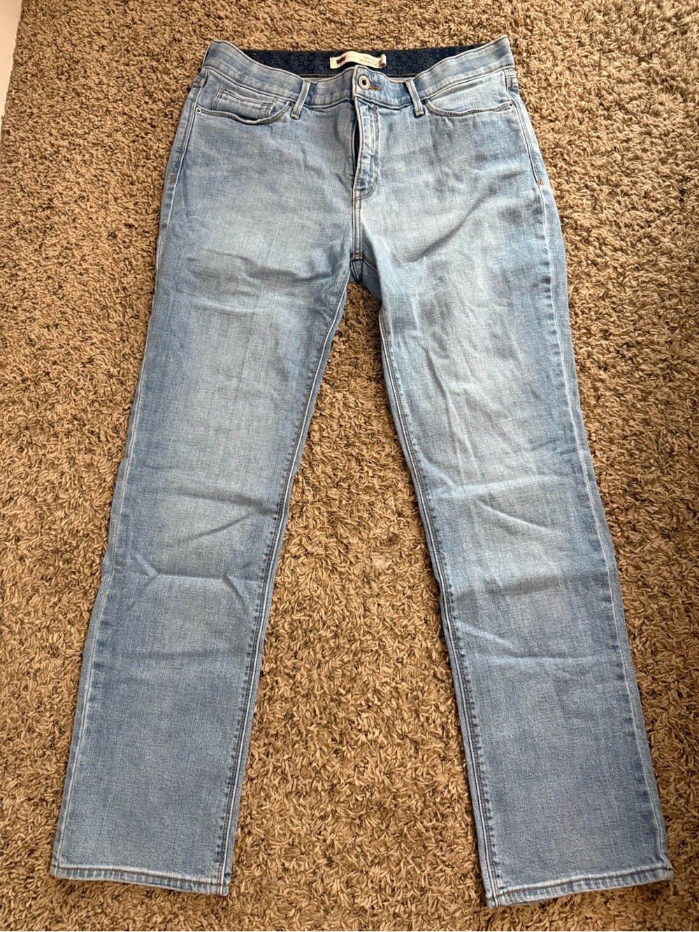 Levi's Light Blue Straight-Leg Women's Jeans